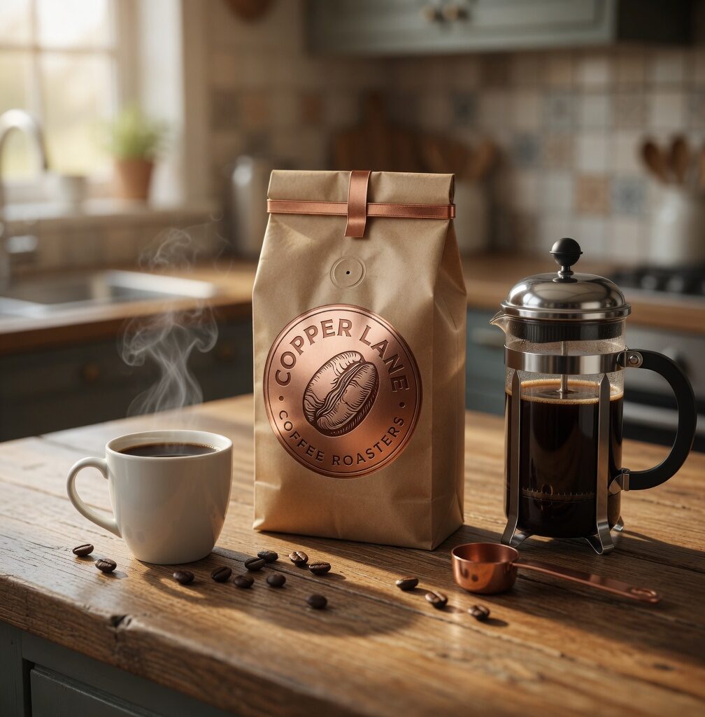 Copper Lane one pound bag of Kieni AA coffee